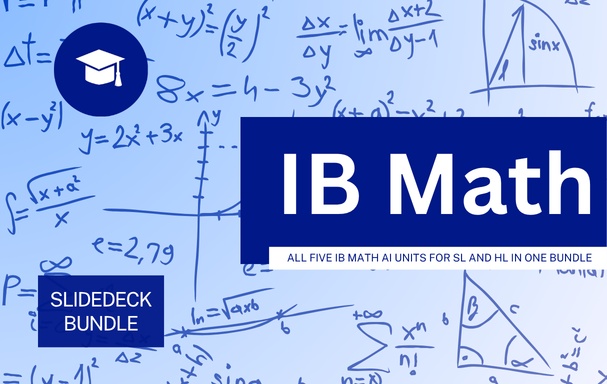 Cover image for IB Maths AI - All Five Unit Slidedeck Bundles (SL/HL)
